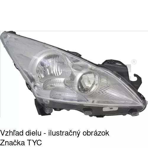 Hlavný reflektor POLCAR 578010-V