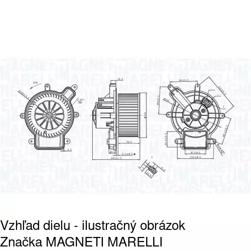 Ventilátory kúrenia 5780NU1X /POLCAR/ - obr. 1