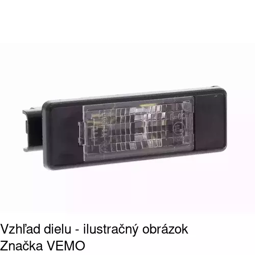 Svetlo na osvetlenie evidenčného čísla 5790957 /POLCAR/ - obr. 3