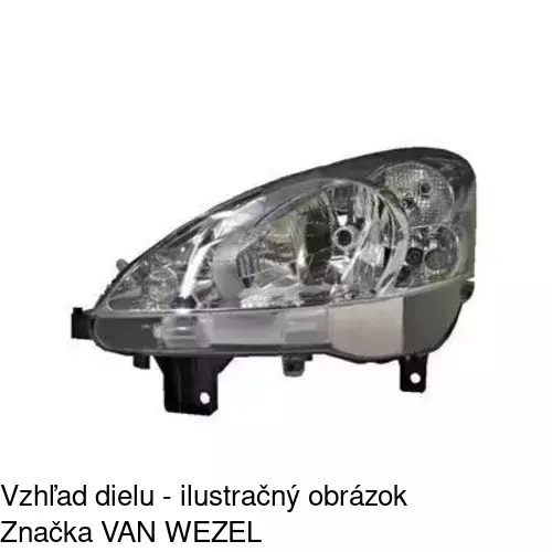 Hlavný reflektor 579209-E /POLCAR/ - obr. 4