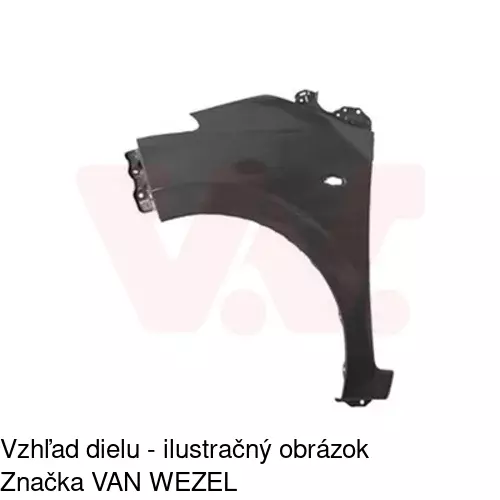 Predný blatník 57A102 /POLCAR/ - obr. 2