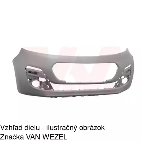 Predný nárazník 57A207 /POLCAR/ - obr. 1