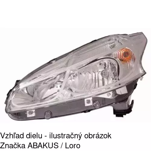 Hlavný reflektor 57B109-E /POLCAR/ - obr. 4
