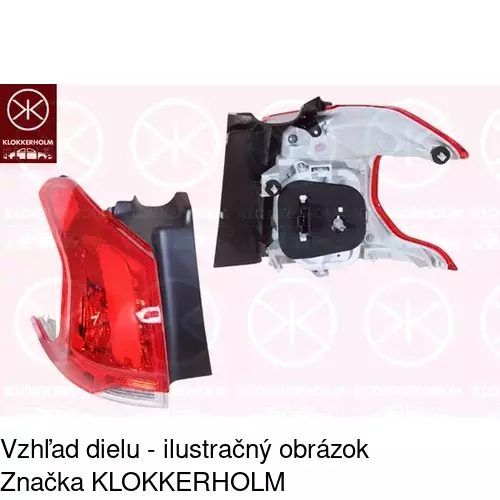 Zadné svetlo POLCAR 57L188-V