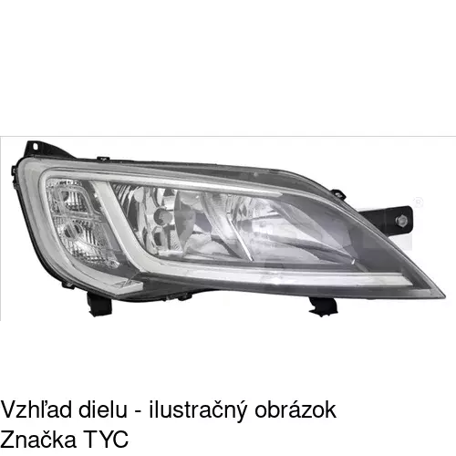 Hlavný reflektor POLCAR 57N1091U