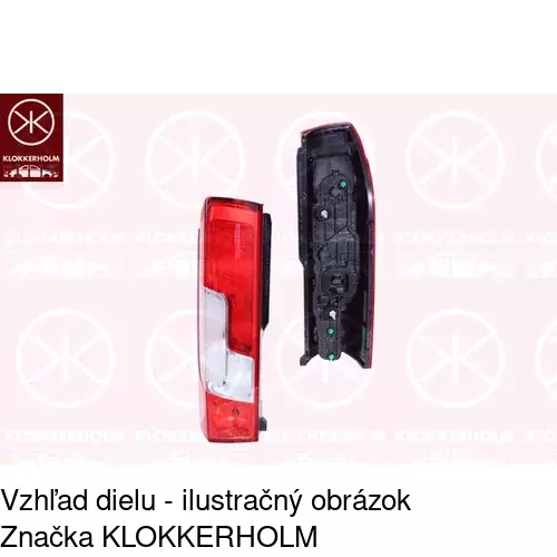 Zadné svetlo 57N188-U /POLCAR/ - obr. 2
