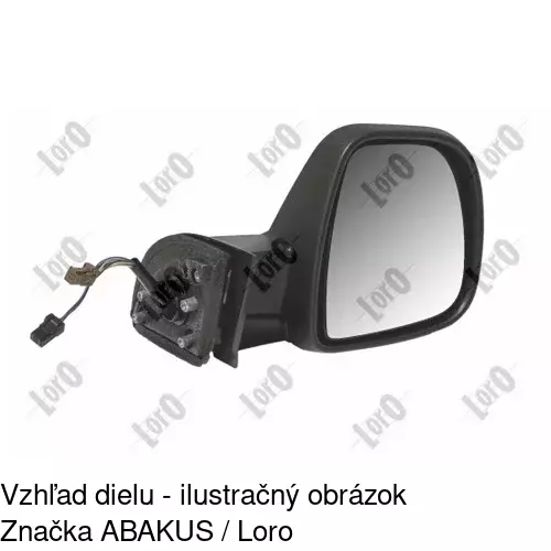 Vonkajšie zrkadlo 57U1525M /POLCAR/ - obr. 4