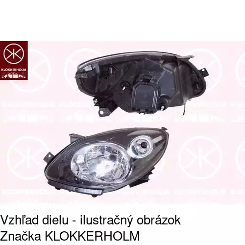Hlavný reflektor 600109-H /POLCAR/ - obr. 3