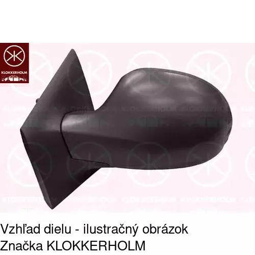 Rám vonkajšieho zrkadla 600155TM /POLCAR/ - obr. 2