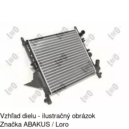 Chladiče vody 600308A1 /POLCAR/ - obr. 2
