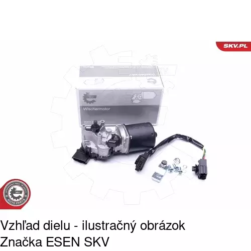 Motorček stieračov 6003SWP2 /POLCAR/ - obr. 3