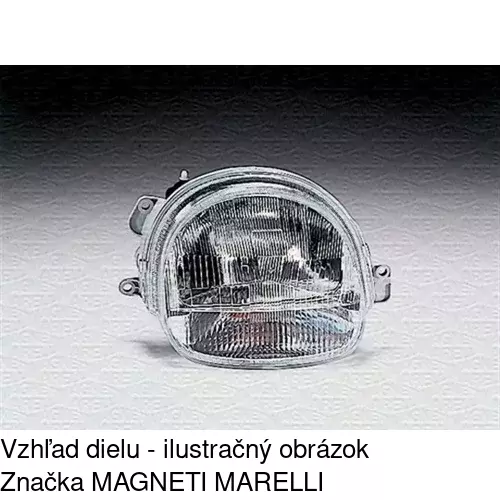 Hlavný reflektor 6004091E /POLCAR/ - obr. 3