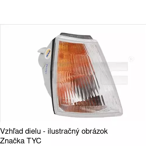 Predná smerovka POLCAR 6006192E