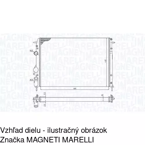 Chladiče vody 6011081X /POLCAR/ - obr. 1