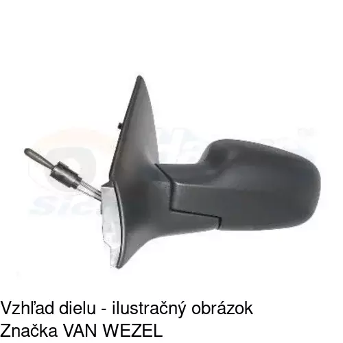 Vonkajšie zrkadlo 6012521M /POLCAR/ - obr. 3