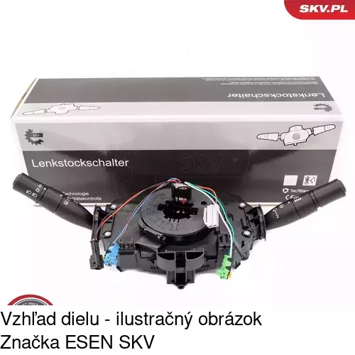 Združený prepínač 6012PZ-2 /POLCAR/ - obr. 2