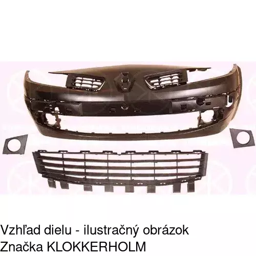 Predný nárazník 6013074J /POLCAR/