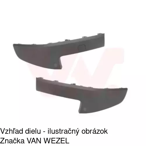 Lišta nárazníka 6013274J /POLCAR/ - obr. 1