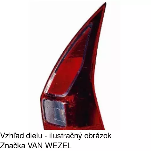 Zadné svetlo 6013881E /POLCAR/ - obr. 2