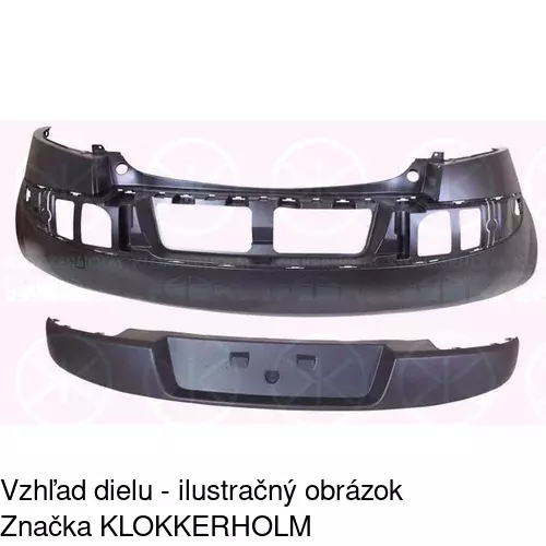 Zadný nárazník POLCAR 601396-2