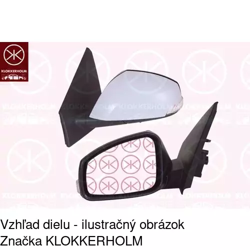 Vonkajšie zrkadlo 6014524S /POLCAR/ - obr. 1
