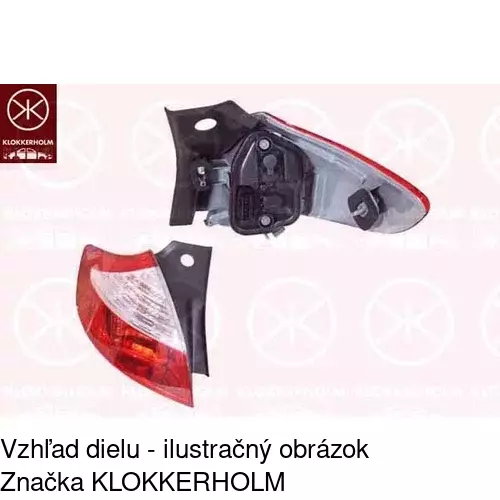 Zadné svetlo POLCAR 601487-E