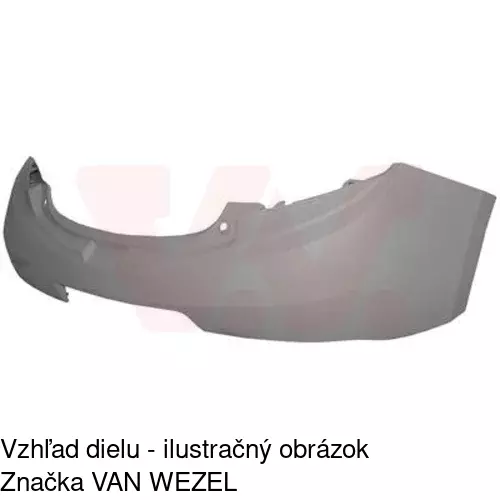 Zadný nárazník POLCAR 6014962J
