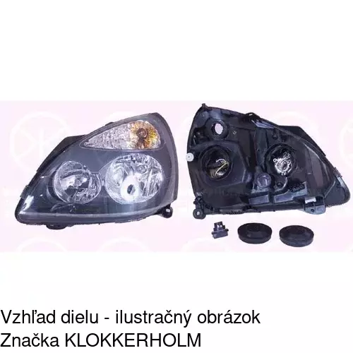 Hlavný reflektor 601610-E /POLCAR/ - obr. 3