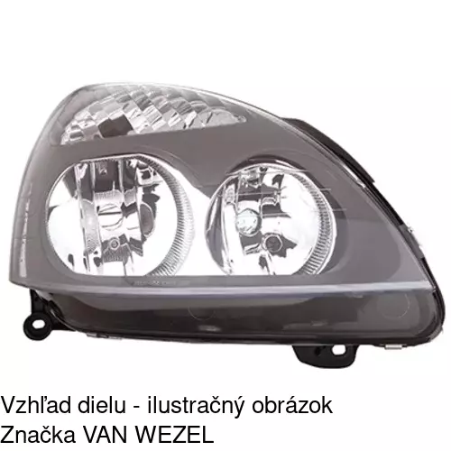 Hlavný reflektor 6016104E /POLCAR/ - obr. 4