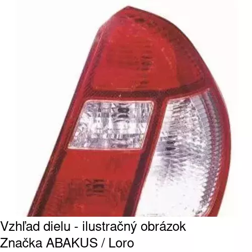 Zadné svetlo 6016872E /POLCAR/ - obr. 1