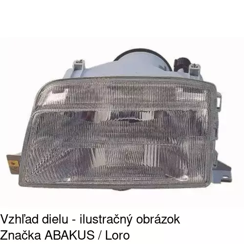 Hlavný reflektor POLCAR 6019100E