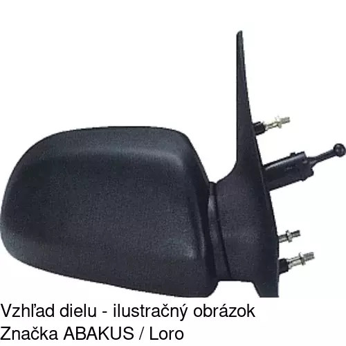 Vonkajšie zrkadlo 6019521E /POLCAR/ - obr. 1
