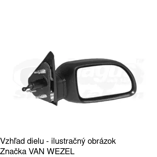 Vonkajšie zrkadlo 6019521E /POLCAR/ - obr. 5