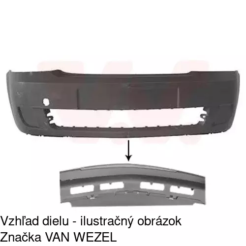 Predný nárazník 602607-1 /POLCAR/ - obr. 2