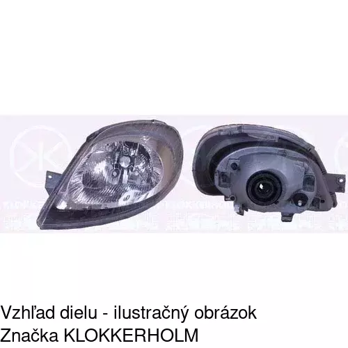 Hlavný reflektor 602609-V /POLCAR/ - obr. 3