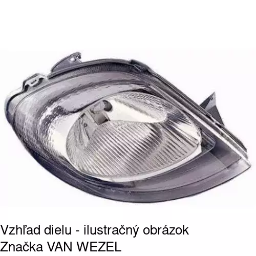 Hlavný reflektor 602610-E /POLCAR/ - obr. 5