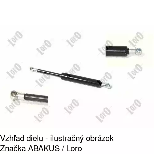 Plynová pružina 6026AB /POLCAR/ - obr. 3