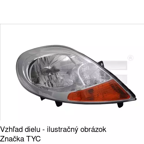 Hlavný reflektor POLCAR 6027090E