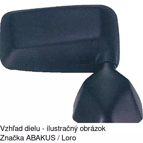Vonkajšie zrkadlo POLCAR 6031523E