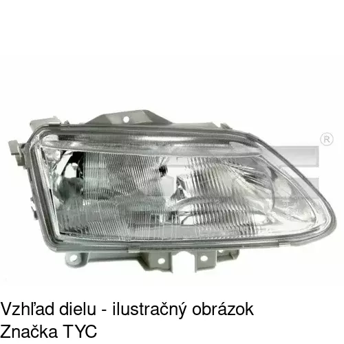 Hlavný reflektor 6032093E /POLCAR/ - obr. 4