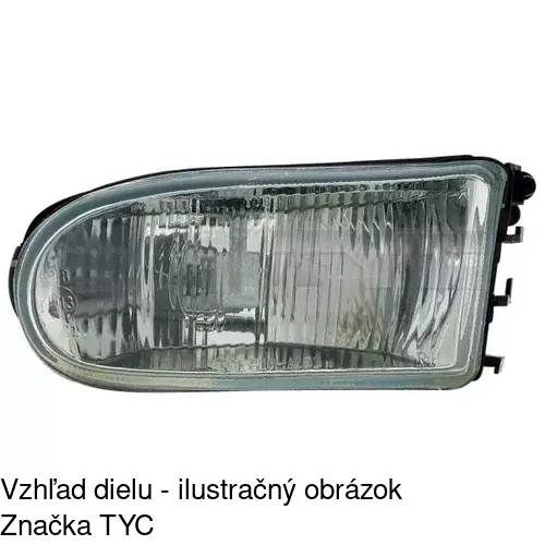 Hmlové svetlo - predné POLCAR 6032300E