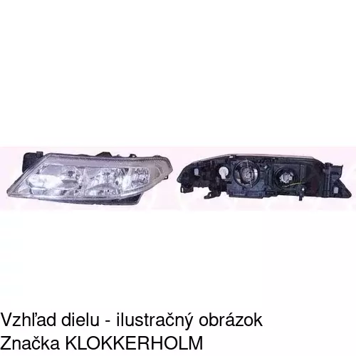 Hlavný reflektor 603709-E /POLCAR/ - obr. 1