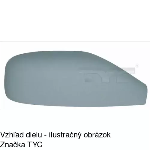 Rám vonkajšieho zrkadla 603754PM /POLCAR/ - obr. 1