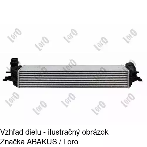 Chladiče vzduchu (Intercoolery) 6039J8-1 /POLCAR/ - obr. 3