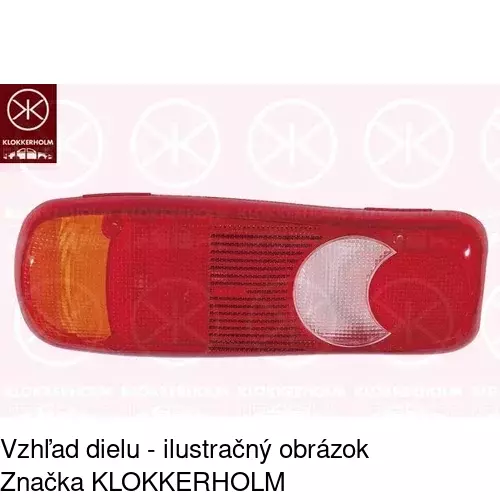 Tienidlo zadného svetla POLCAR 6041870E
