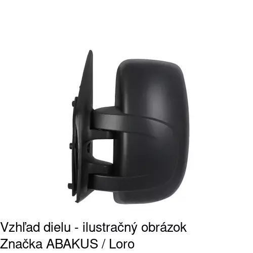 Vonkajšie zrkadlo 6042511M /POLCAR/ - obr. 2