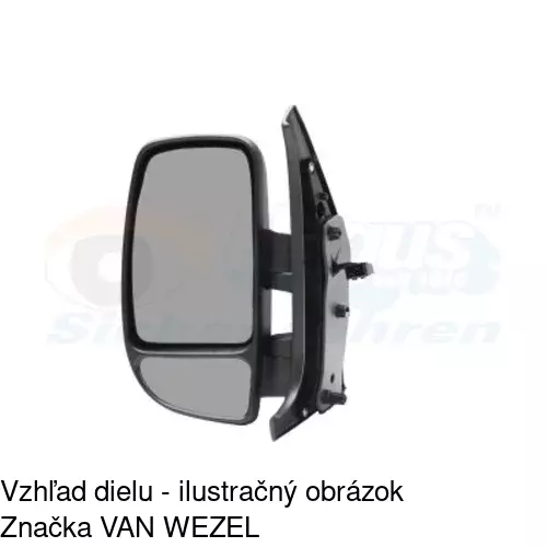 Vonkajšie zrkadlo 6042514E /POLCAR/ - obr. 5