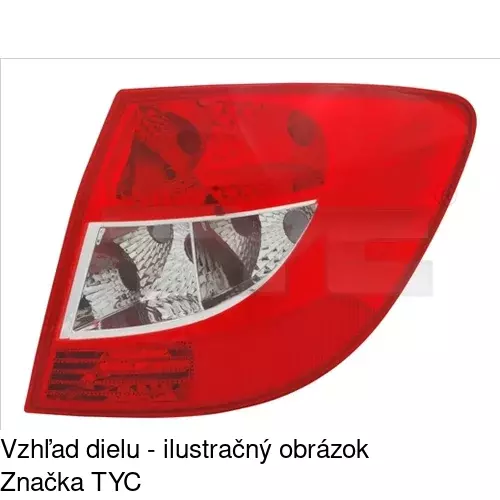 Zadné svetlo POLCAR 605988-E