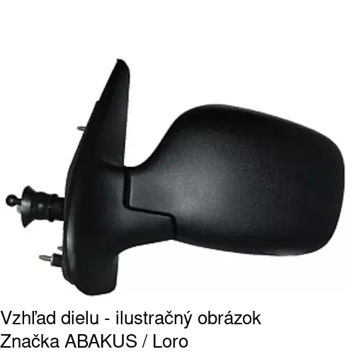 Vonkajšie zrkadlo 6060521M /POLCAR/ - obr. 2