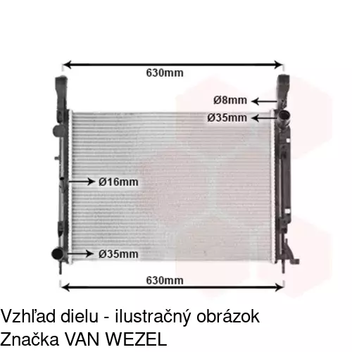 Chladiče vody 606208-1 /POLCAR/ - obr. 4